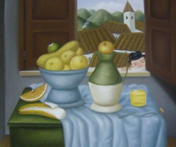Still Life In Front Of The Window